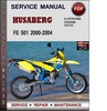Thumbnail Husaberg FE 501 2000-2004 Factory Service Repair Manual PDF