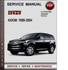 Thumbnail Isuzu Axiom 1999-2004 Factory Service Repair Manual Download PDF