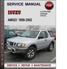 Thumbnail Isuzu Amigo 1999-2002 Factory Service Repair Manual Download PDF