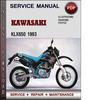 Thumbnail Kawasaki KLX650 1993 Factory Service Repair Manual Download PDF Thumbnail Kawasaki KLX650 1993 Factory Service Repair Manual Download PDF