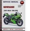 Thumbnail Kawasaki ZX6R Ninja 1998-2008 Factory Service Repair Manual Download PDF Thumbnail Kawasaki ZX6R Ninja 1998-2008 Factory Service Repair Manual Download PDF