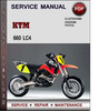 Thumbnail KTM 660 LC4 Factory Service Repair Manual Download PDF