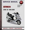 Thumbnail Kymco Dink 50 1999-2008 Factory Service Repair Manual Download PDF
