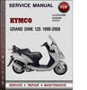 Thumbnail Kymco Grand Dink 125 1999-2008 Factory Service Repair Manual Download PDF
