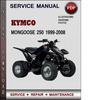 Thumbnail KYMCO Mongoose 250 1999-2008 Factory Service Repair Manual Download PDF