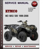 Thumbnail Kymco MO MXU 500 1999-2008 Factory Service Repair Manual Download PDF