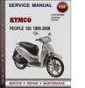 Thumbnail Kymco People 150 1999-2008 Factory Service Repair Manual Download PDF