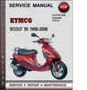 Thumbnail Kymco Scout 50 1999-2008 Factory Service Repair Manual Download PDF