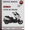 Thumbnail Kymco Xciting 500 1999-2008 Factory Service Repair Manual Download PDF