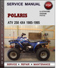 Thumbnail Polaris ATV 250 4x4 1985-1995 Factory Service Repair Manual Download Pdf