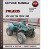 Thumbnail Polaris ATV 400 2x4 1985-1995 Factory Service Repair Manual Download Pdf