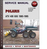Thumbnail Polaris ATV 400 6x6 1985-1995 Factory Service Repair Manual 