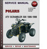 Thumbnail Polaris ATV Scrambler 500 1996-1998 Factory Service Repair Manual Download Pdf