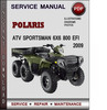 Thumbnail Polaris ATV Sportsman 6X6 800 EFI 2009 Factory Service Repair Manual Download Pdf