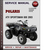 Thumbnail Polaris ATV Sportsman 600 2003 Factory Service Repair Manual Download Pdf