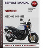 Thumbnail Suzuki GSX 400 1981-1999 Factory Service Repair Manual Download Pdf