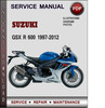 Thumbnail Suzuki GSX R 600 1997-2012 Factory Service Repair Manual Download Pdf