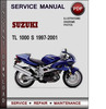 Thumbnail Suzuki TL 1000 S 1997-2001 Factory Service Repair Manual Download Pdf