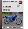 Thumbnail Yamaha DT175 1992 Factory Service Repair Manual Download Pdf