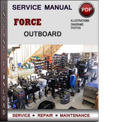 Product picture Force Outboard 60 hp 60hp 2 cyl 2-stroke 1985 Factory Service Repair Manual PDF