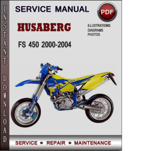 Product picture Husaberg FS 450 2000-2004 Factory Service Repair Manual PDF