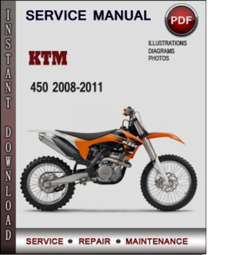 Product picture KTM 450 2008-2011 Factory Service Repair Manual Download Pdf