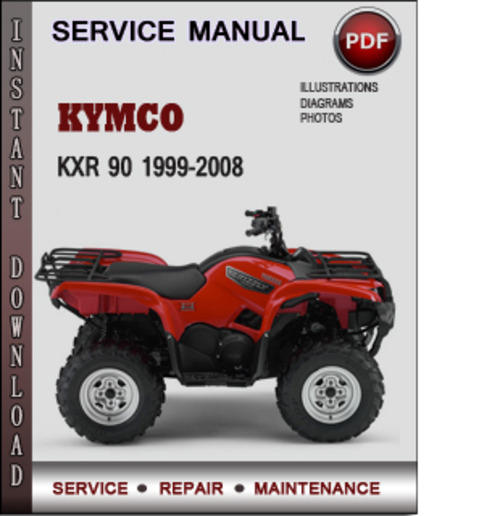 Product picture Kymco KXR 90 1999-2008 Factory Service Repair Manual Download PDF