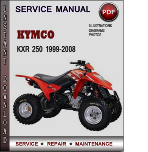 Product picture Kymco KXR 250 1999-2008 Factory Service Repair Manual Download PDF