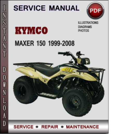 Product picture KYMCO Maxer 150 1999-2008 Factory Service Repair Manual Download PDF