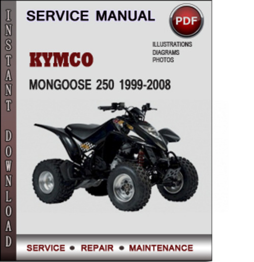 Product picture KYMCO Mongoose 250 1999-2008 Factory Service Repair Manual Download PDF