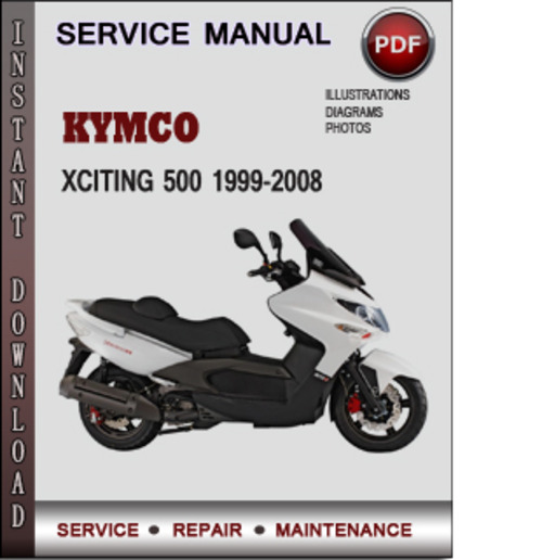 Product picture Kymco Xciting 500 1999-2008 Factory Service Repair Manual Download PDF