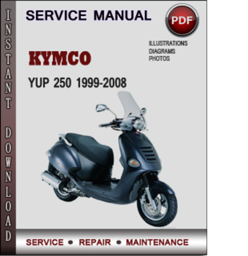 Product picture Kymco YUP 250 1999-2008 Factory Service Repair Manual Download PDF