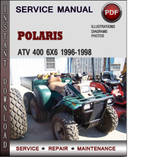 Product picture Polaris ATV 400 6x6 1996-1998 Factory Service Repair Manual Download Pdf