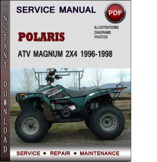 Product picture  Service Manual Polaris ATV Magnum 2x4 1996 1997 1998 Factory Service Repair Manual Download Pdf