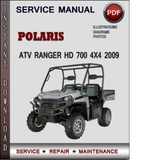 Product picture Polaris ATV Ranger HD 700 4x4 2009 Factory Service Repair Manual Download Pdf