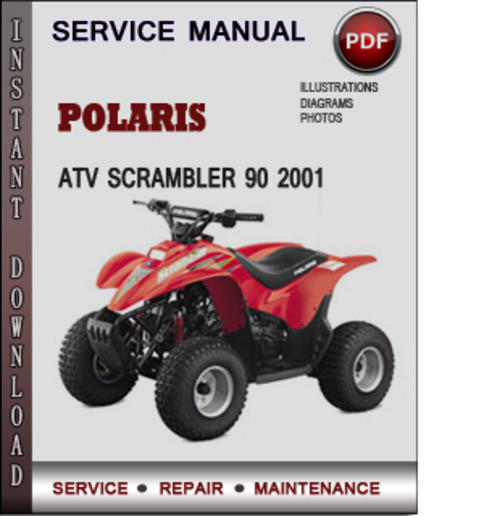 Product picture Polaris ATV Scrambler 90 2001 Factory Service Repair Manual Download Pdf