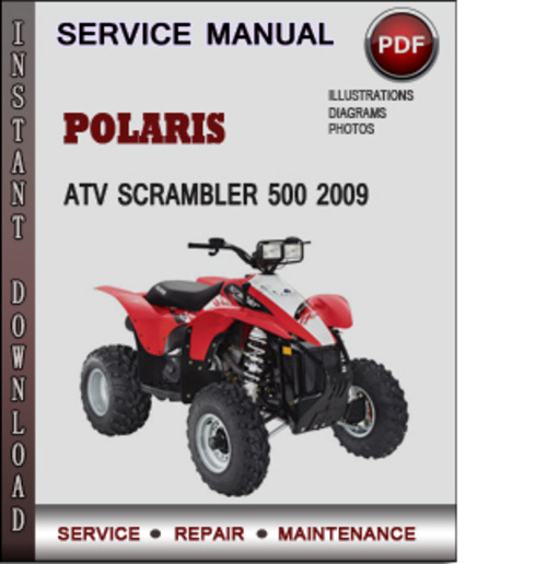 Product picture Polaris ATV Scrambler 500 2009 Factory Service Repair Manual Download Pdf