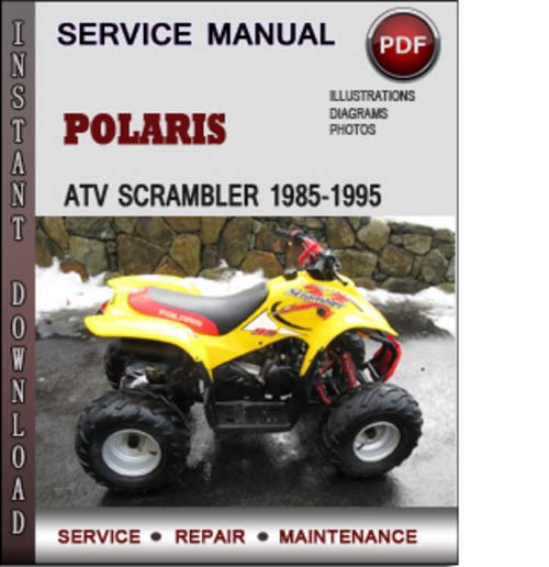 Product picture Polaris ATV Scrambler 1985-1995 Factory Service Repair Manual Download Pdf