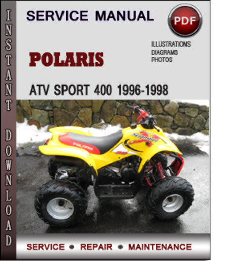 Product picture Polaris ATV Sport 400 1996-1998 Factory Service Repair Manual Download Pdf