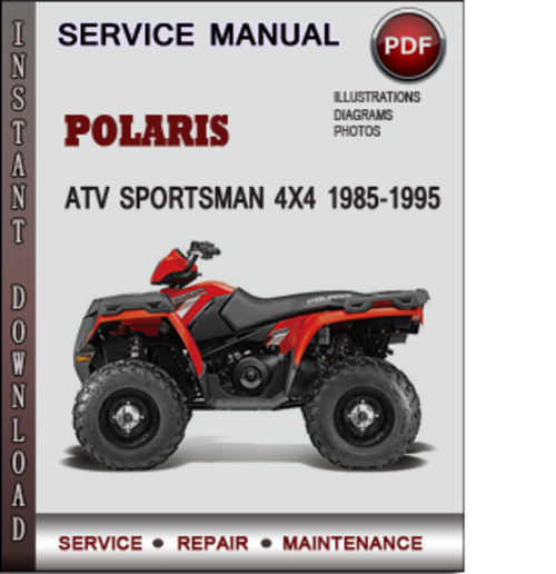 Product picture Polaris ATV Sportsman 4x4 1985-1995 Factory Service Repair Manual Download Pdf