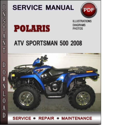 Product picture Polaris ATV Sportsman 500 2008 Factory Service Repair Manual Download Pdf