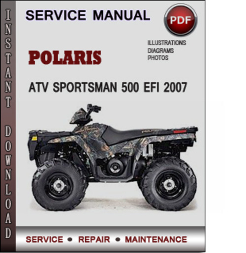 Product picture Polaris ATV Sportsman 500 EFI 2007 Factory Service Repair Manual Download Pdf