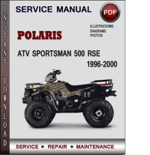 Product picture Polaris ATV Sportsman 500 RSE 1996-2000 Factory Service Repair Manual Download Pdf