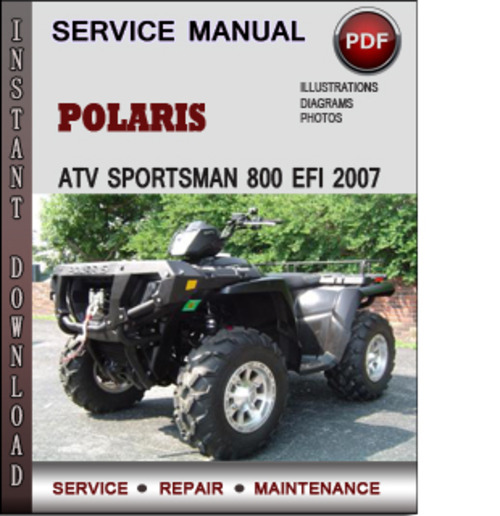 Product picture Polaris ATV Sportsman 800 EFI 2007 Factory Service Repair Manual Download Pdf
