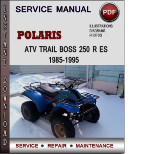 Product picture Polaris ATV Trail Boss 250 R ES 1985-1995 Factory Service Repair Manual Download Pdf