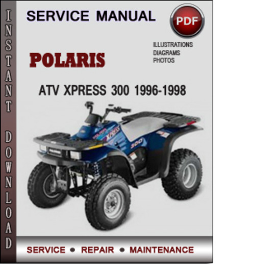 Product picture  Service Manual Polaris ATV Xplorer 500 1996 1997 1998 1999 Factory Service Repair Manual Download Pdf