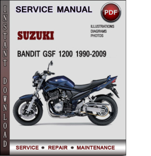 Product picture Suzuki Bandit GSF 1200 1990-2009 Factory Service Repair Manual Download Pdf