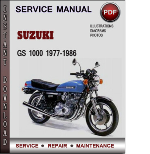 Product picture Suzuki GS 1000 1977-1986 Factory Service Repair Manual Download Pdf