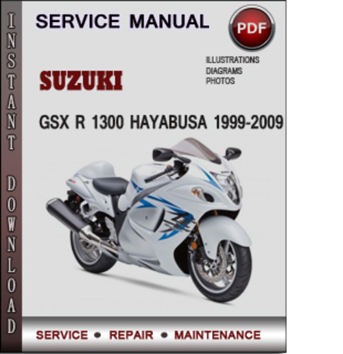 Product picture Suzuki GSX R 1300 Hayabusa 1999-2009 Factory Service Repair Manual Download Pdf