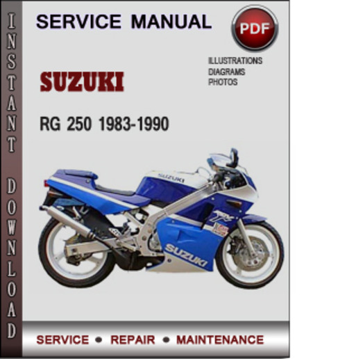 Product picture Suzuki RG 250 1983-1990 Factory Service Repair Manual Download Pdf